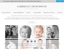 Tablet Screenshot of gabriellechurchousephotography.com